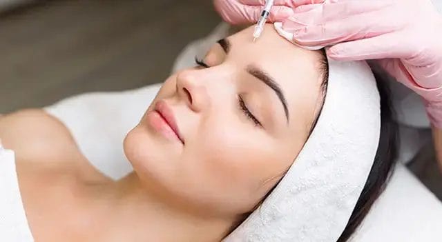 Non-surgical cosmetic treatment at Rhode Island Eye Institute